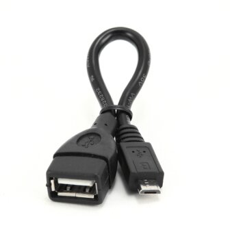 КАБЕЛЬ OTG USB AF-->MICRO USB 0.15 МЕТРА GEMBIRD