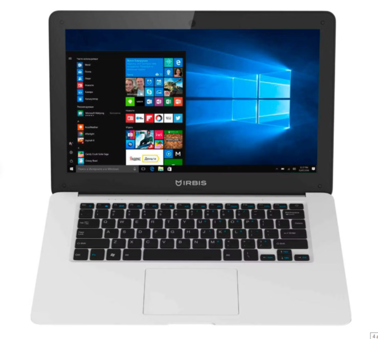 НОУТБУК IRBIS NB62/Intel Atom x5 Z8350 1.44 ГГц/ОЗУ 2G/SSD 32G/Intel HD Graphics/WIN 10