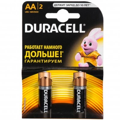 БАТАРЕЙКИ LR6 DURACELL BASIC ОТРЫВНОЙ
