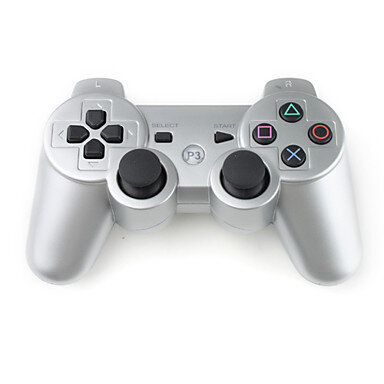 ДЖОЙСТИК ДЛЯ PS3 DUAL SHOCK 3 СЕРЕБРИСТЫЙ