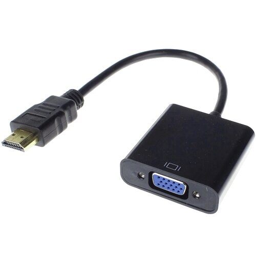 ПЕРЕХОДНИК HDMI - VGA 19M\15F 15 СМ