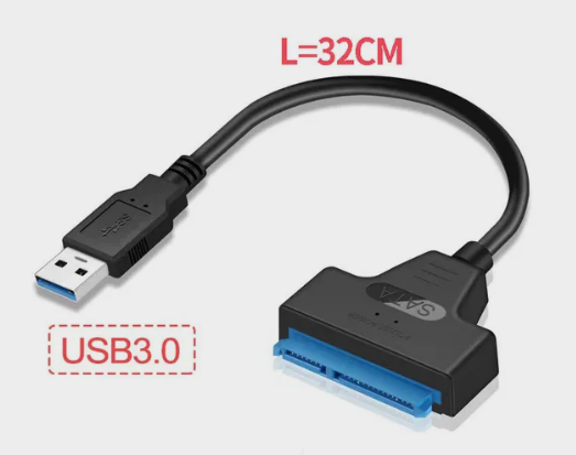 КАБЕЛЬ ДЛЯ ЖЕСТКОГО ДИСКА USB 3,0 - SATA кабелю до 5 Гбит/с 22-контактный адаптер