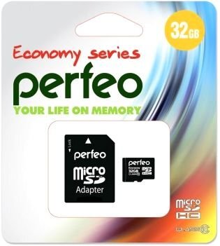 КАРТА MICRO-SD PERFEO 32 GB CLASS 10