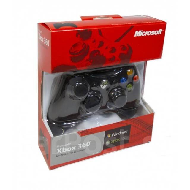 ДЖОЙСТИК ДЛЯ X-BOX 360 ПРОВОДНОЙ черный