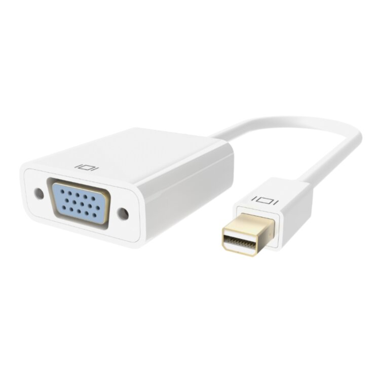 ПЕРЕХОДНИК-АДАПТЕР mini DisplayPort - VGA, 0,2м, белый